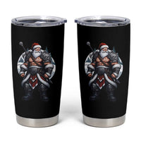 Epic Viking Santa Christmas Tumbler Cup Barbarian Style Holiday Warrior Claus - Wonder Print Shop