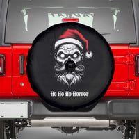 Creepy Christmas Skull Spare Tire Cover Ho Ho Ho Horror Santa Gothic Holiday - Wonder Print Shop