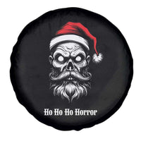Creepy Christmas Skull Spare Tire Cover Ho Ho Ho Horror Santa Gothic Holiday - Wonder Print Shop