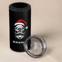 Creepy Christmas Skull 4 in 1 Can Cooler Tumbler Ho Ho Ho Horror Santa Gothic Holiday - Wonder Print Shop