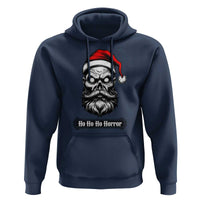Creepy Christmas Skull Hoodie Ho Ho Ho Horror Santa Gothic Holiday - Wonder Print Shop