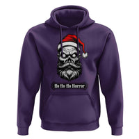 Creepy Christmas Skull Hoodie Ho Ho Ho Horror Santa Gothic Holiday - Wonder Print Shop