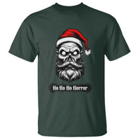 Creepy Christmas Skull T Shirt Ho Ho Ho Horror Santa Gothic Holiday - Wonder Print Shop