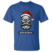Creepy Christmas Skull T Shirt Ho Ho Ho Horror Santa Gothic Holiday - Wonder Print Shop