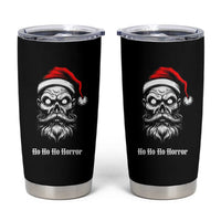 Creepy Christmas Skull Tumbler Cup Ho Ho Ho Horror Santa Gothic Holiday - Wonder Print Shop