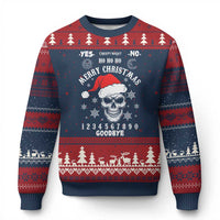 Dark Christmas Spirit Board Ugly Christmas Sweater Creepy Merry Xmas Skull and Ouija Horror Holiday - Wonder Print Shop