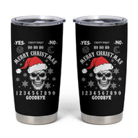 Dark Christmas Spirit Board Tumbler Cup Creepy Merry Xmas Skull and Ouija Horror Holiday - Wonder Print Shop