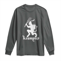 Mythical Krampus Long Sleeve Shirt Scary Christmas Horror Occult Holiday Eastern Folklore