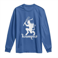 Mythical Krampus Long Sleeve Shirt Scary Christmas Horror Occult Holiday Eastern Folklore