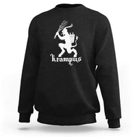Mythical Krampus Sweatshirt Scary Christmas Horror Occult Holiday Eastern Folklore