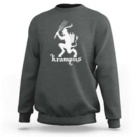 Mythical Krampus Sweatshirt Scary Christmas Horror Occult Holiday Eastern Folklore