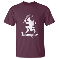 Mythical Krampus T Shirt Scary Christmas Horror Occult Holiday Eastern Folklore