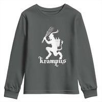 Mythical Krampus Youth Sweatshirt Scary Christmas Horror Occult Holiday Eastern Folklore