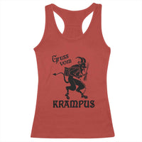 Krampus Racerback Tank Top Gruss Vom Greetings