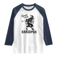 Krampus Raglan Shirt Gruss Vom Greetings