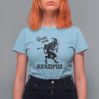 Krampus T Shirt For Women Gruss Vom Greetings - Wonder Print Shop