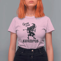 Krampus T Shirt For Women Gruss Vom Greetings - Wonder Print Shop