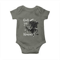 Mythical Krampus Baby Onesie Gruss Vom Christmas Horror Figure Greeting