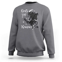 Mythical Krampus Sweatshirt Gruss Vom Christmas Horror Figure Greeting