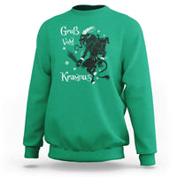 Mythical Krampus Sweatshirt Gruss Vom Christmas Horror Figure Greeting