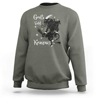 Mythical Krampus Sweatshirt Gruss Vom Christmas Horror Figure Greeting