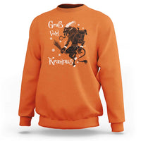 Mythical Krampus Sweatshirt Gruss Vom Christmas Horror Figure Greeting