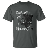 Mythical Krampus T Shirt Gruss Vom Christmas Horror Figure Greeting