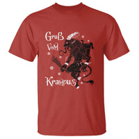 Mythical Krampus T Shirt Gruss Vom Christmas Horror Figure Greeting