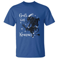 Mythical Krampus T Shirt Gruss Vom Christmas Horror Figure Greeting