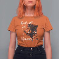 Mythical Krampus T Shirt For Women Gruss Vom Christmas Horror Figure Greeting
