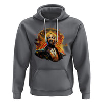 Martin Luther King MLK Hoodie Afrofuturism Graphic Art Black History Month - Wonder Print Shop