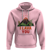 Funny Volcano Valentine Hoodie I Lava You Love Wordplay Joke - Wonder Print Shop