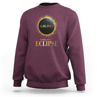 Total Solar Eclipse Sweatshirt 8 April 2024 Totality Phenomenon United States - Wonder Print Shop