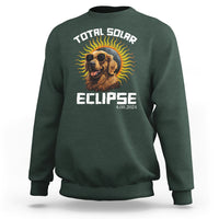 Total Solar Eclipse Sweatshirt Golden Retriever April 8 2024 - Wonder Print Shop