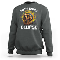Total Solar Eclipse Sweatshirt Golden Retriever April 8 2024 - Wonder Print Shop