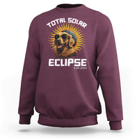 Total Solar Eclipse Sweatshirt Golden Retriever April 8 2024 - Wonder Print Shop