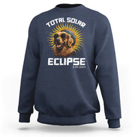Total Solar Eclipse Sweatshirt Golden Retriever April 8 2024 - Wonder Print Shop
