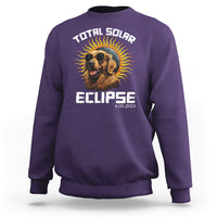Total Solar Eclipse Sweatshirt Golden Retriever April 8 2024 - Wonder Print Shop