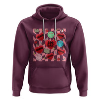 100 Days Of School Hoodie Smarter Kinder Stronger Brighter Retro Groovy - Wonder Print Shop