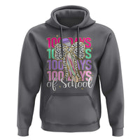 Retro Coquette 100 Days Of School Hoodie for Schoolgirls Teacher