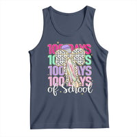 Retro Coquette 100 Days Of School Tank Top for Schoolgirls Teacher