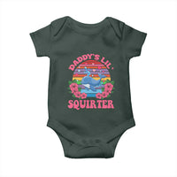 Funny Daddy's Lil Squirter Baby Onesie Cute Whale Inappropriate Embarrassing Adult Joke