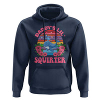 Funny Daddy's Lil Squirter Hoodie Cute Whale Inappropriate Embarrassing Adult Joke