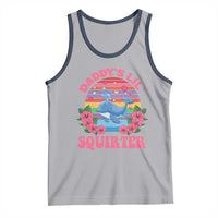 Funny Daddy's Lil Squirter Tank Top Cute Whale Inappropriate Embarrassing Adult Joke