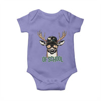 Bucked' 100 Days Of School Baby Onesie Deer Student Boy Girls 100th Day