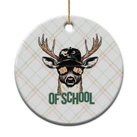 Bucked' 100 Days Of School Ceramic Ornament Deer Student Boy Girls 100th Day - Wonder Print Shop