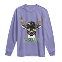 Bucked' 100 Days Of School Long Sleeve Shirt Deer Student Boy Girls 100th Day