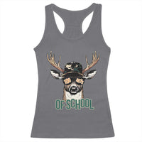 Bucked' 100 Days Of School Racerback Tank Top Deer Student Boy Girls 100th Day