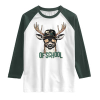 Bucked' 100 Days Of School Raglan Shirt Deer Student Boy Girls 100th Day