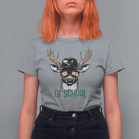 Bucked' 100 Days Of School T Shirt For Women Deer Student Boy Girls 100th Day